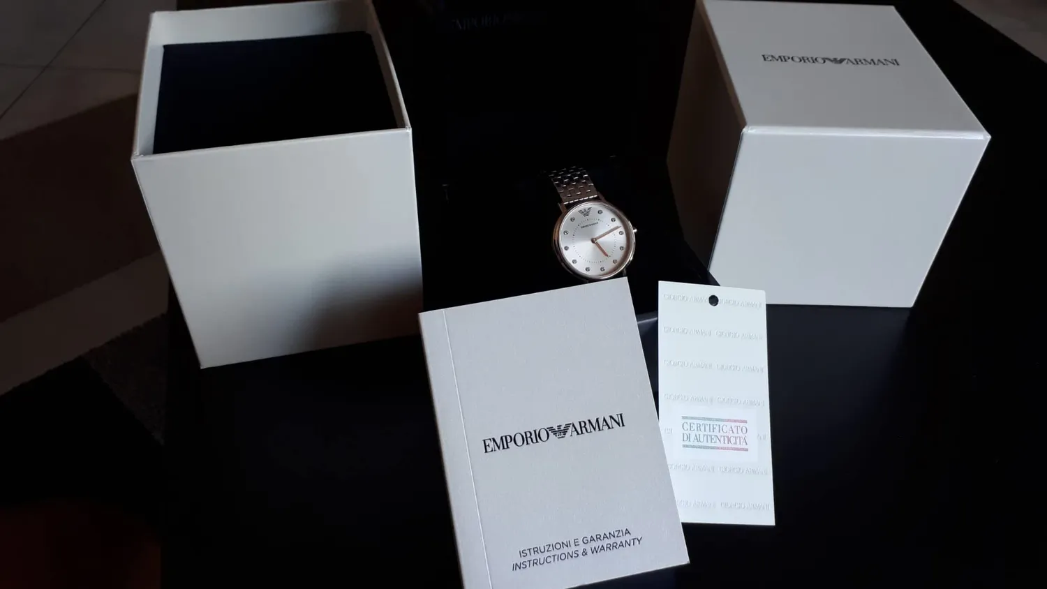 Emporio Armani Orologio Donna Oro Pallido Elegante