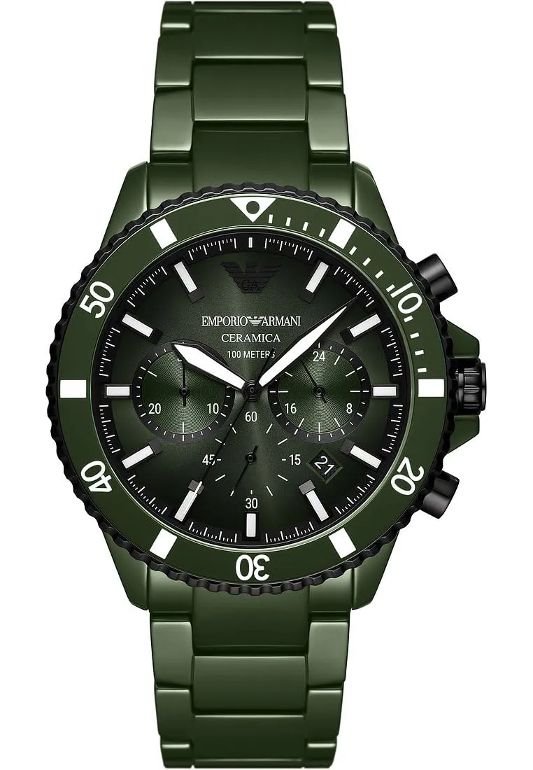 Emporio Armani World Explorer orologio nero grigio