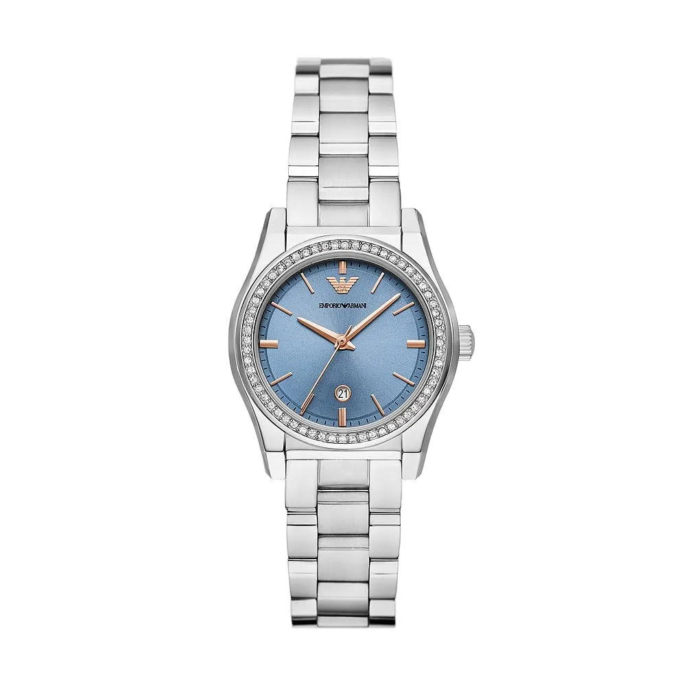 Emporio Armani Orologio Donna 32 mm Argento Perla