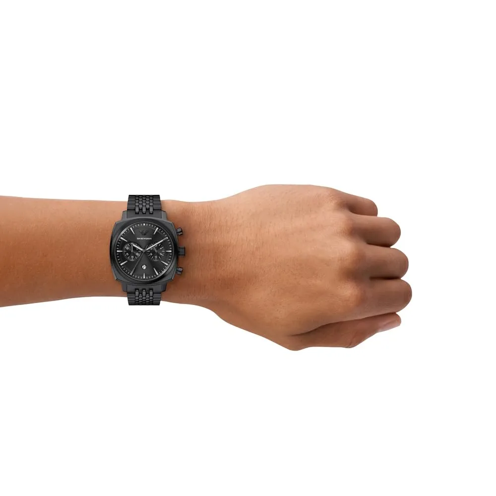 Emporio Armani Orologio Uomo Cronografo 40mm Nero Jet