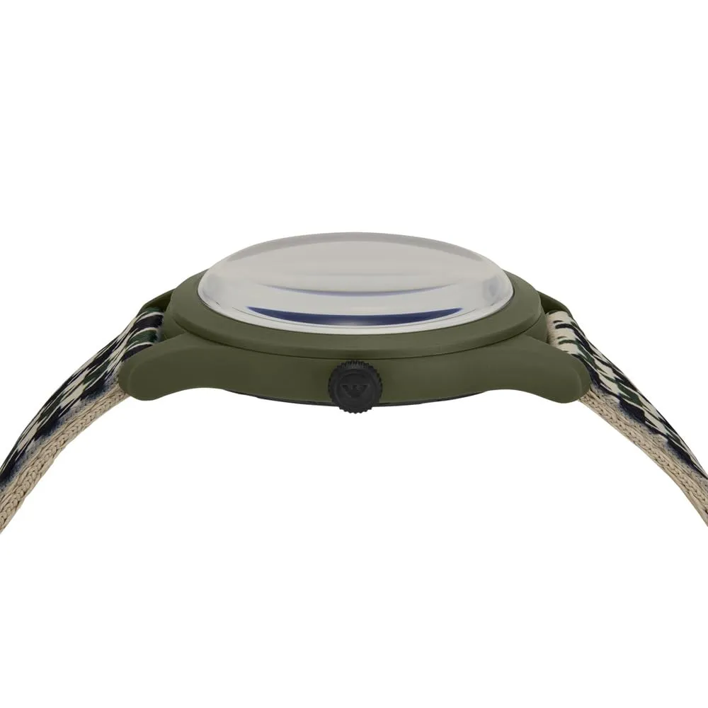 Emporio Armani AR11694 orologio uomo 45 mm plastica mare verde