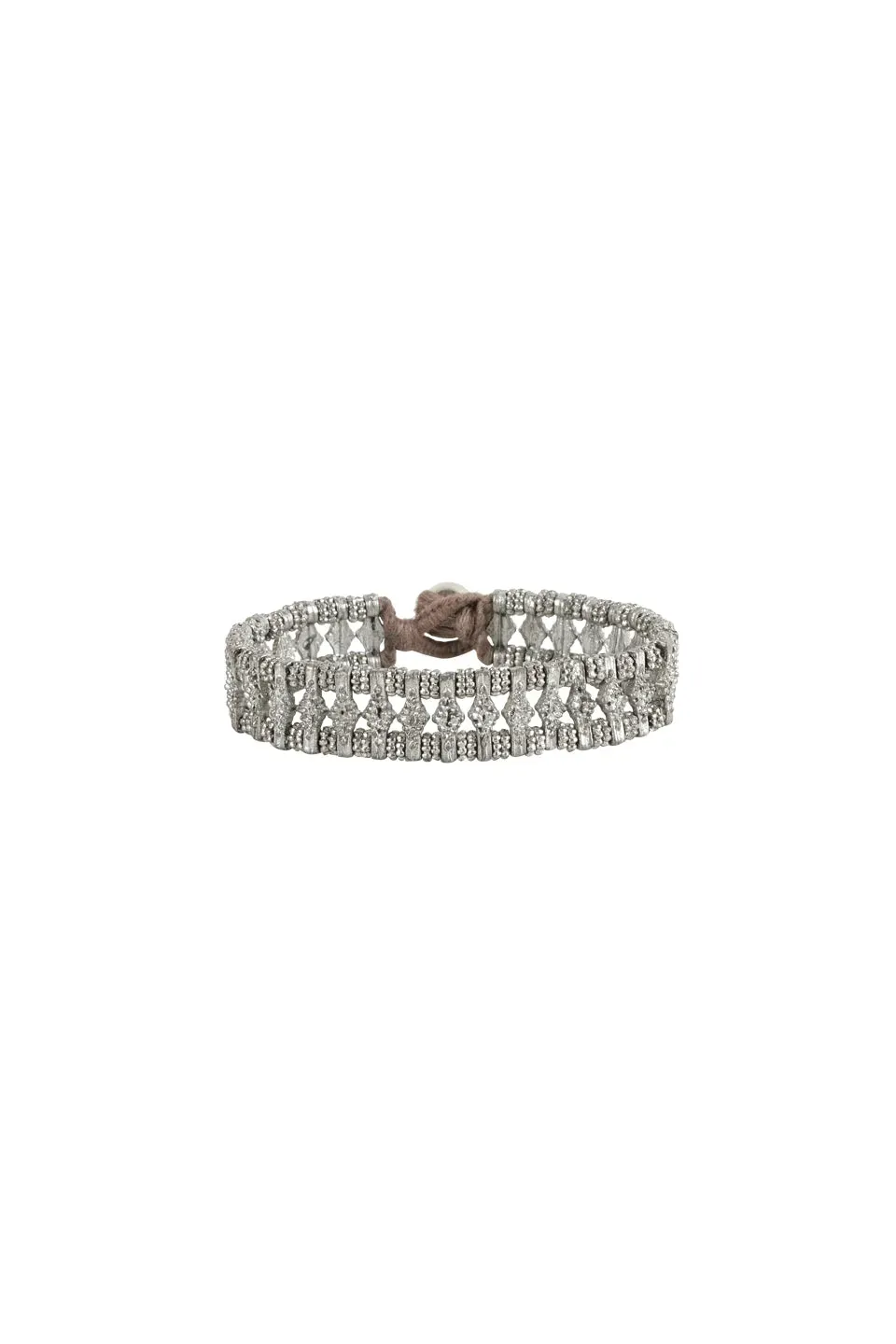 House of Tuhina Meera Silver bracciale argento boho