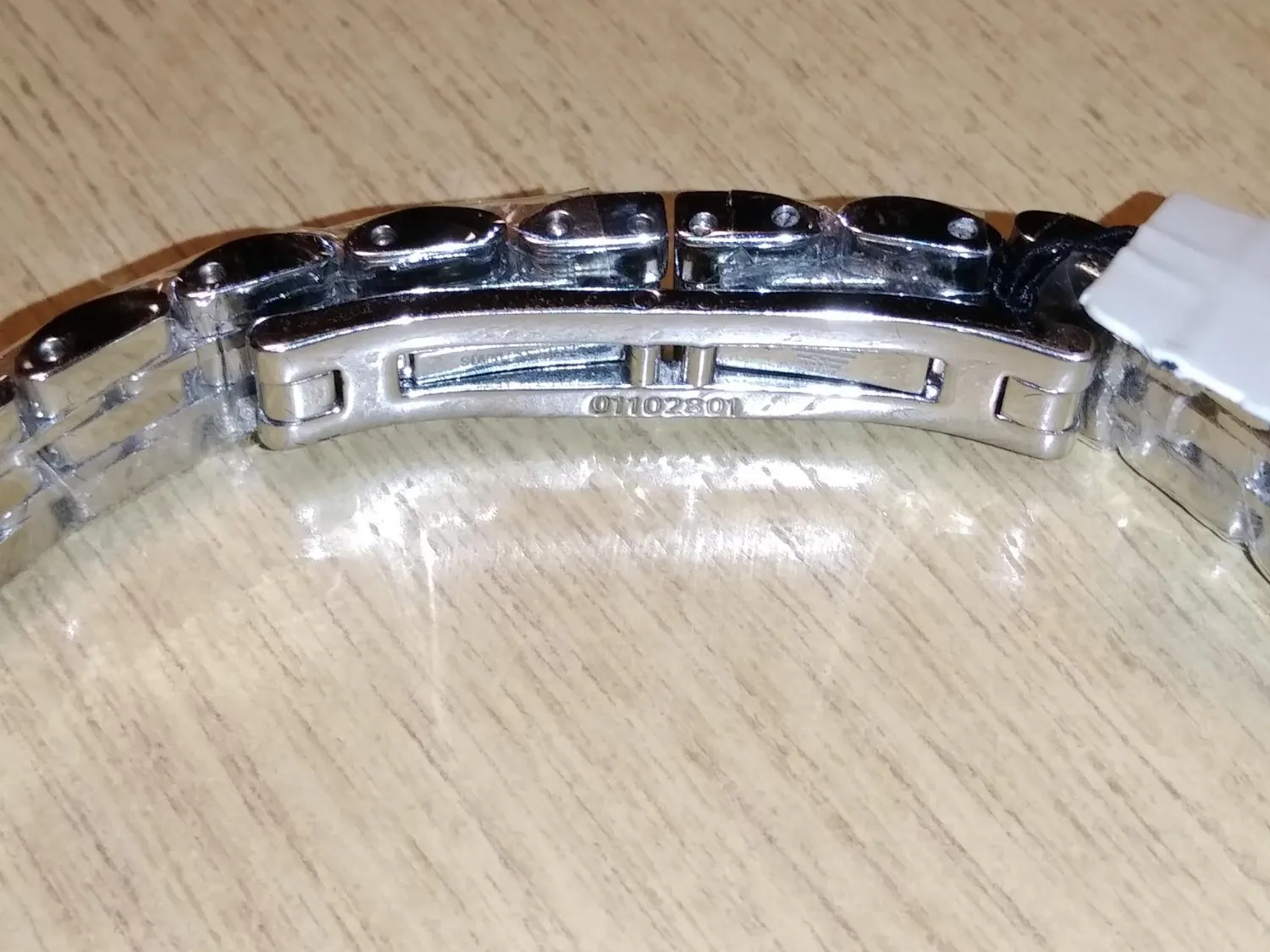 Emporio Armani orologio donna argento e bianco madreperla