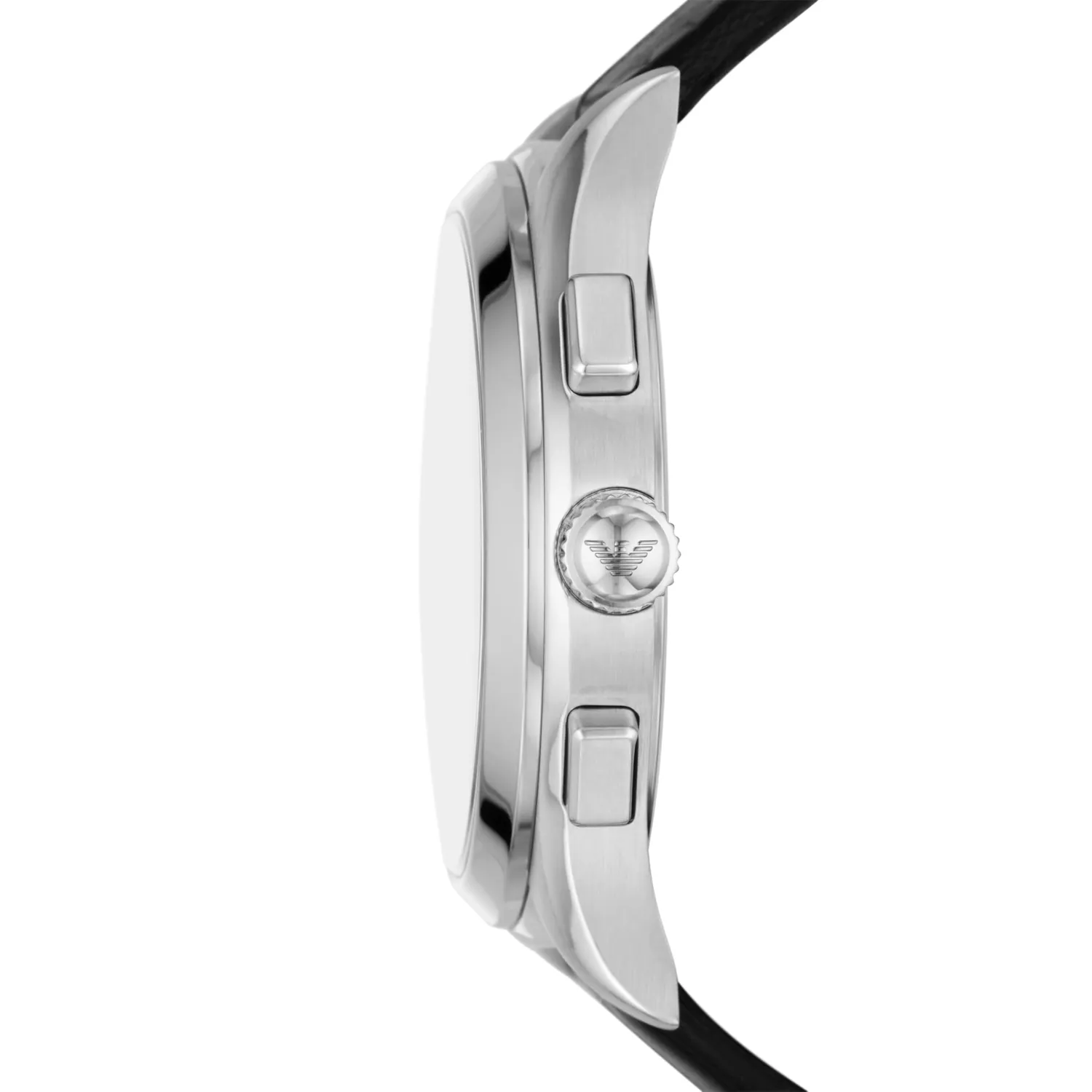 Emporio Armani Cronografo Uomo Acciaio Quadrante Nero