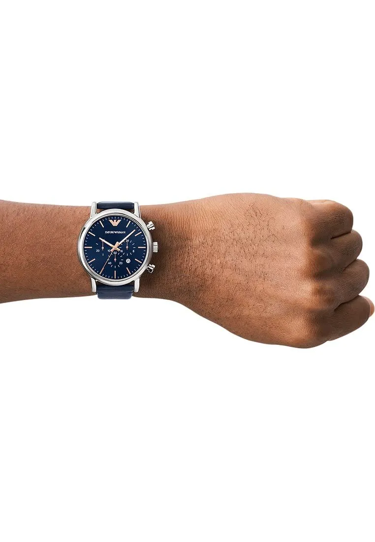 Emporio Armani AR11451 Orologio Uomo Cronografo Blu 46mm