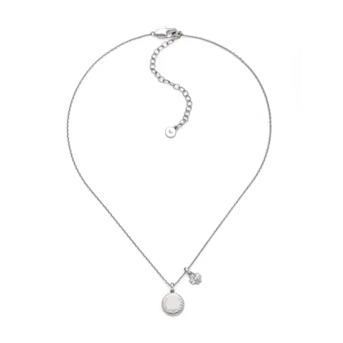 Emporio Armani bracciale coulisse acciaio argento logo uomo