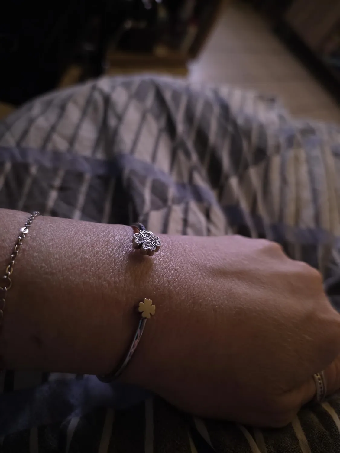 Dada Gioielli Bracciale Donna Quadrifoglio Oro Rigido