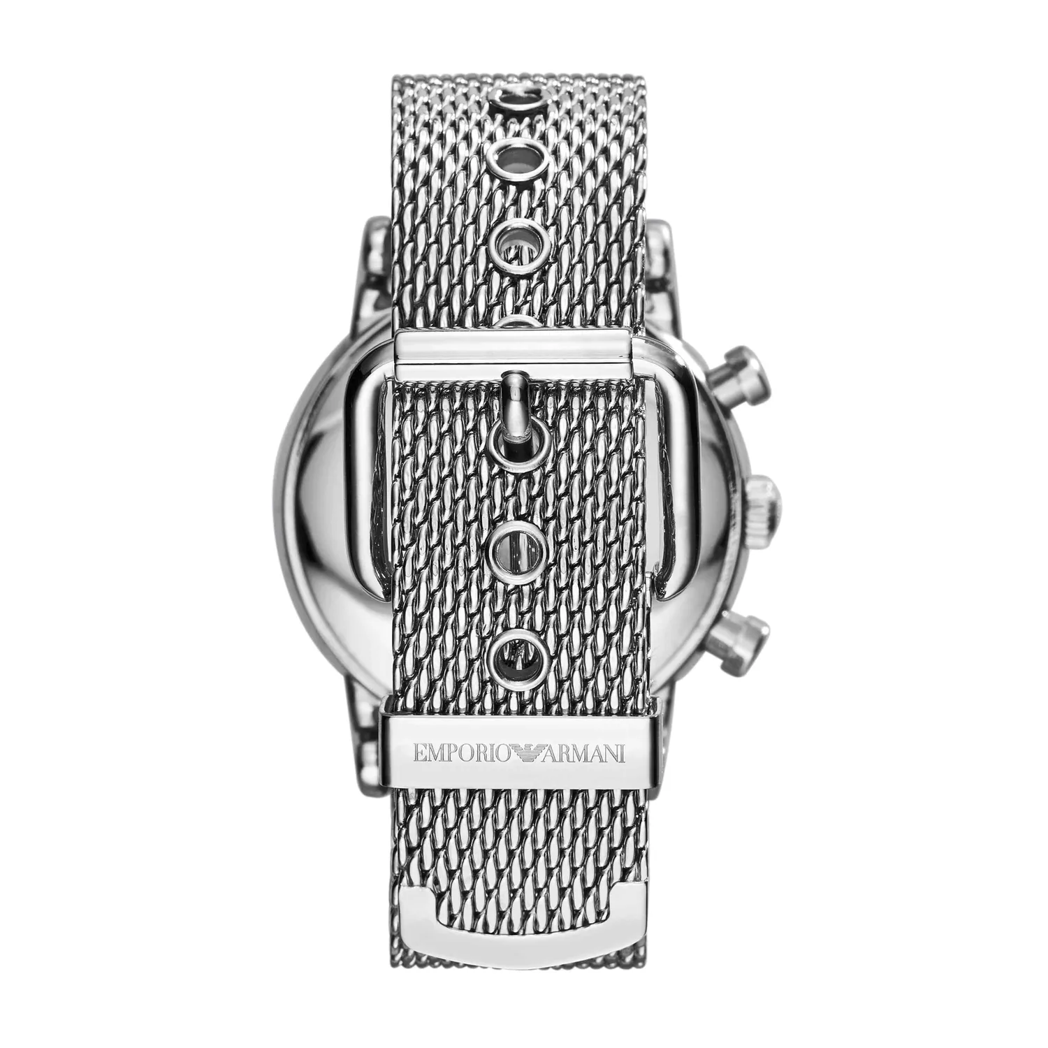 Emporio Armani orologio cronografo uomo argento nero