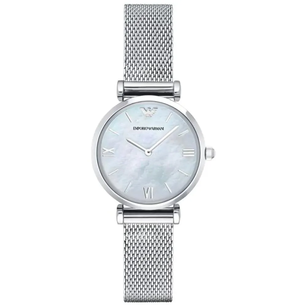 Emporio Armani Orologio Donna Argento Rosa Chiaro