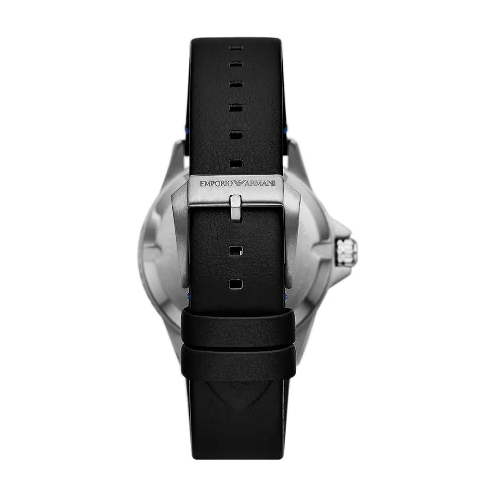 Emporio Armani orologio uomo cronografo 43mm silicone quarzo