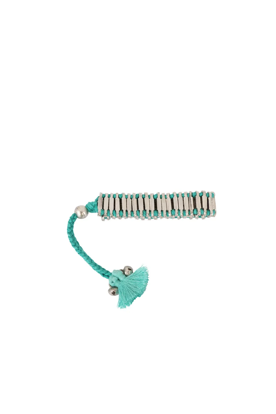 House of Tuhina Nabila 2 Stone bracciale argento rosa loto
