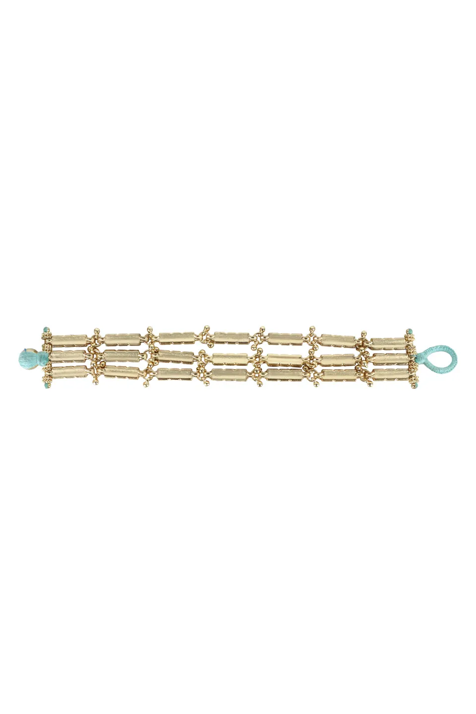 House of Tuhina Ridhima bracciale smaltato Moon Gold