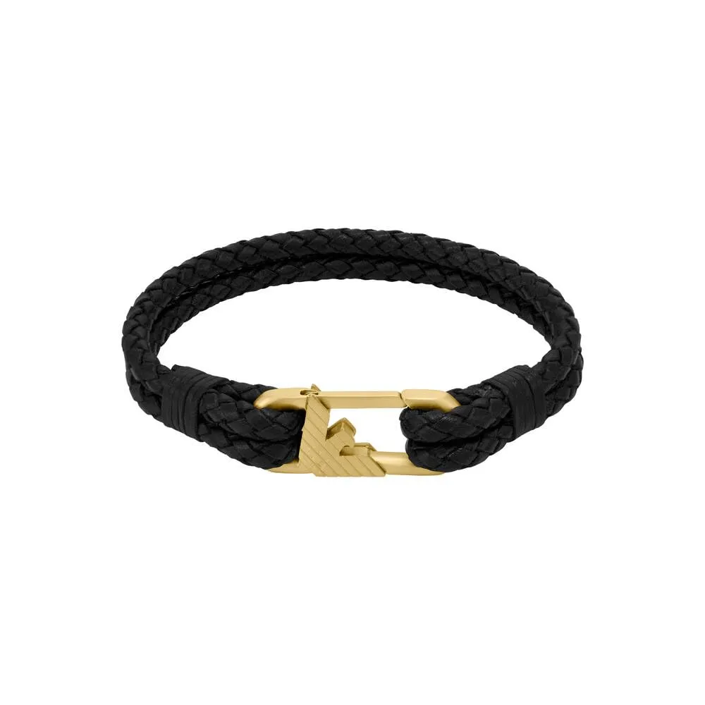 Emporio Armani Bracciale Uomo Acciaio Argento Maglie