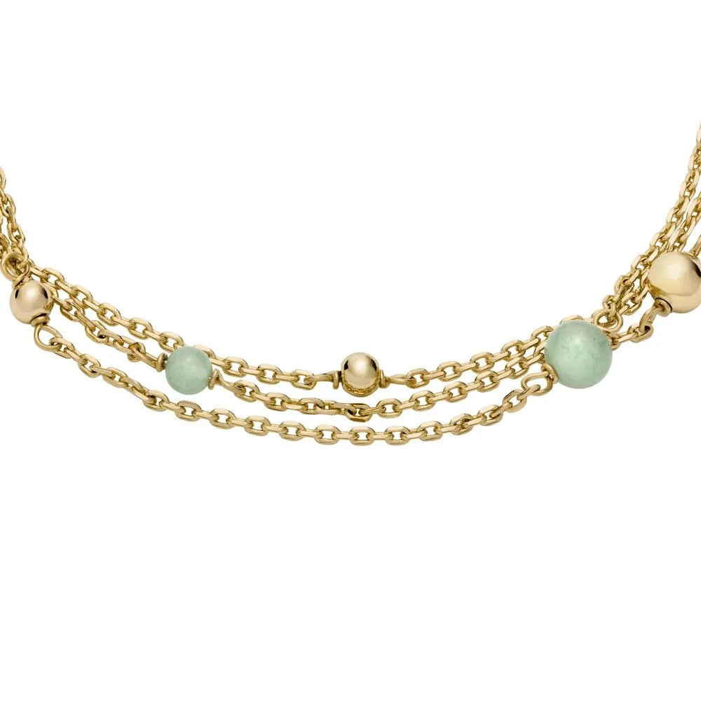 Emporio Armani Bracciale Oro Verde Perla 16+3 cm