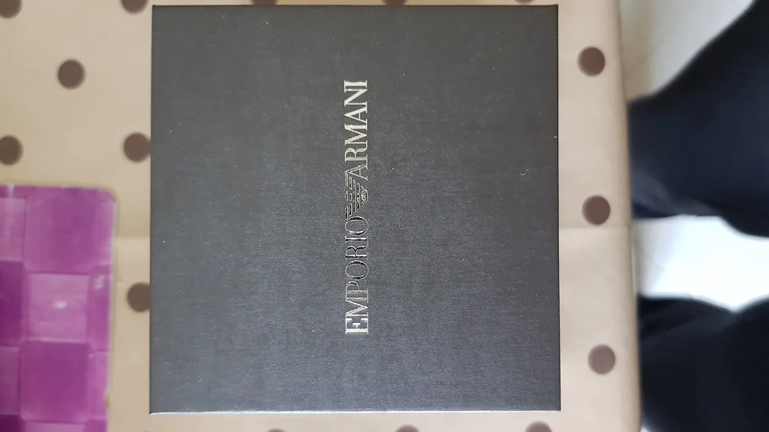 Emporio Armani Cronografo Uomo Acciaio Quadrante Nero