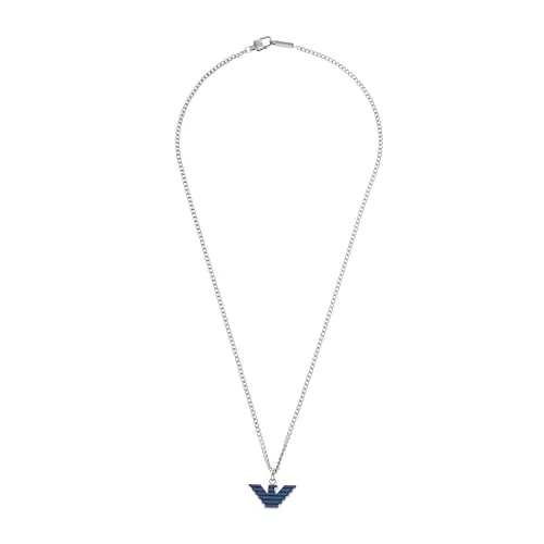 Emporio Armani Essential Collana Uomo EGS2909040 Aquila Blu Acciaio