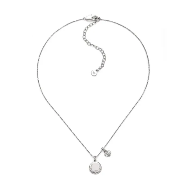 Emporio Armani bracciale coulisse acciaio argento logo uomo