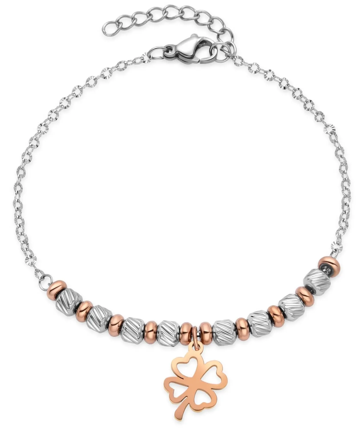 Dada Gioielli bracciale donna stella oro rosa e argento