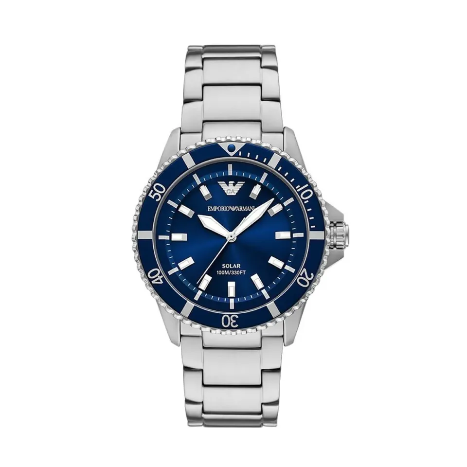 Emporio Armani orologio logo aquila stile metropolitano