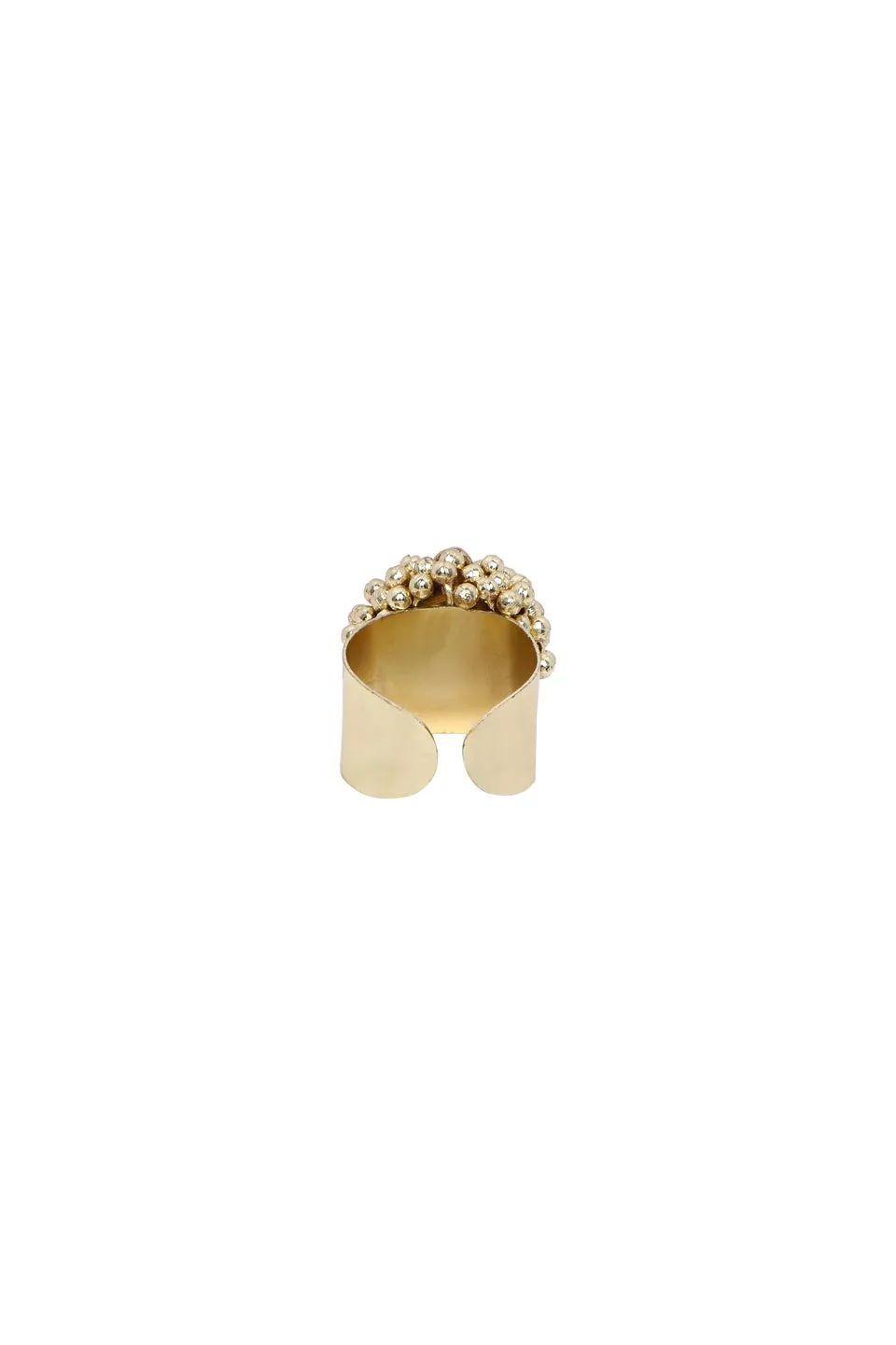 House of Tuhina Circle anello resina Ivory
