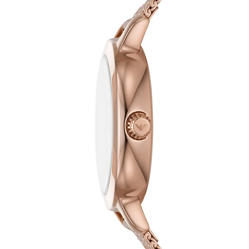 Emporio Armani Orologio Donna Oro Rosa Quarzo Tonalità