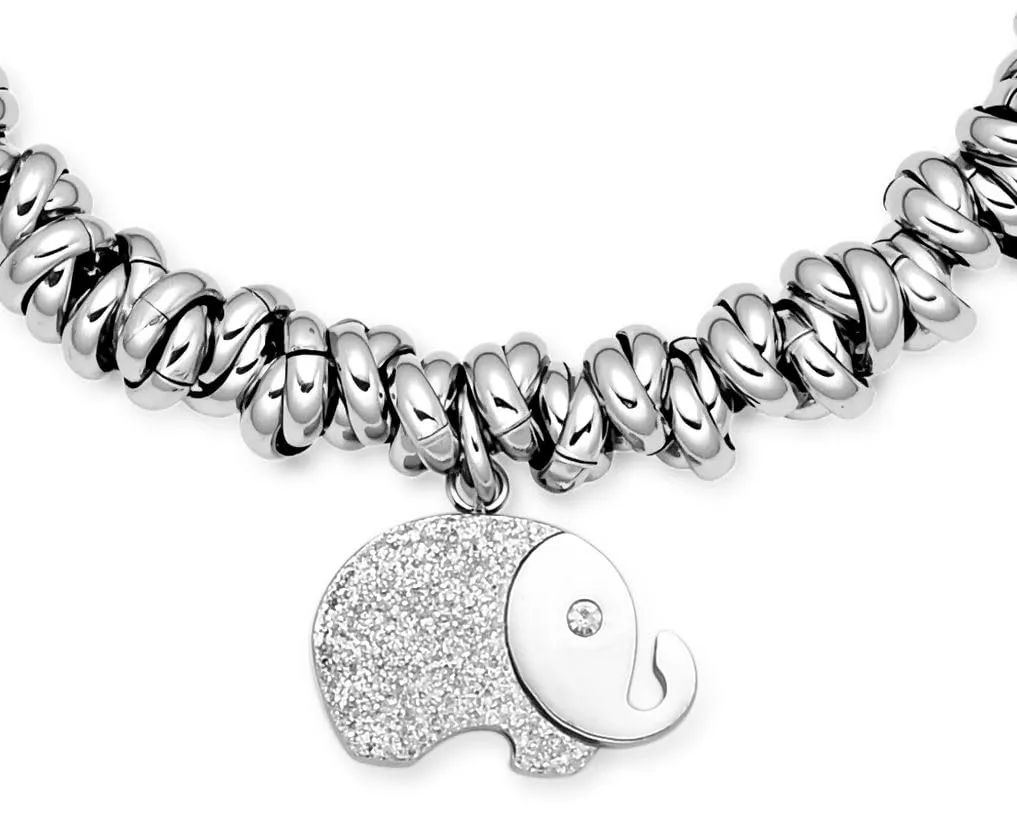 Dada Gioielli Bracciale Donna Anelli Intrecciati Elefante