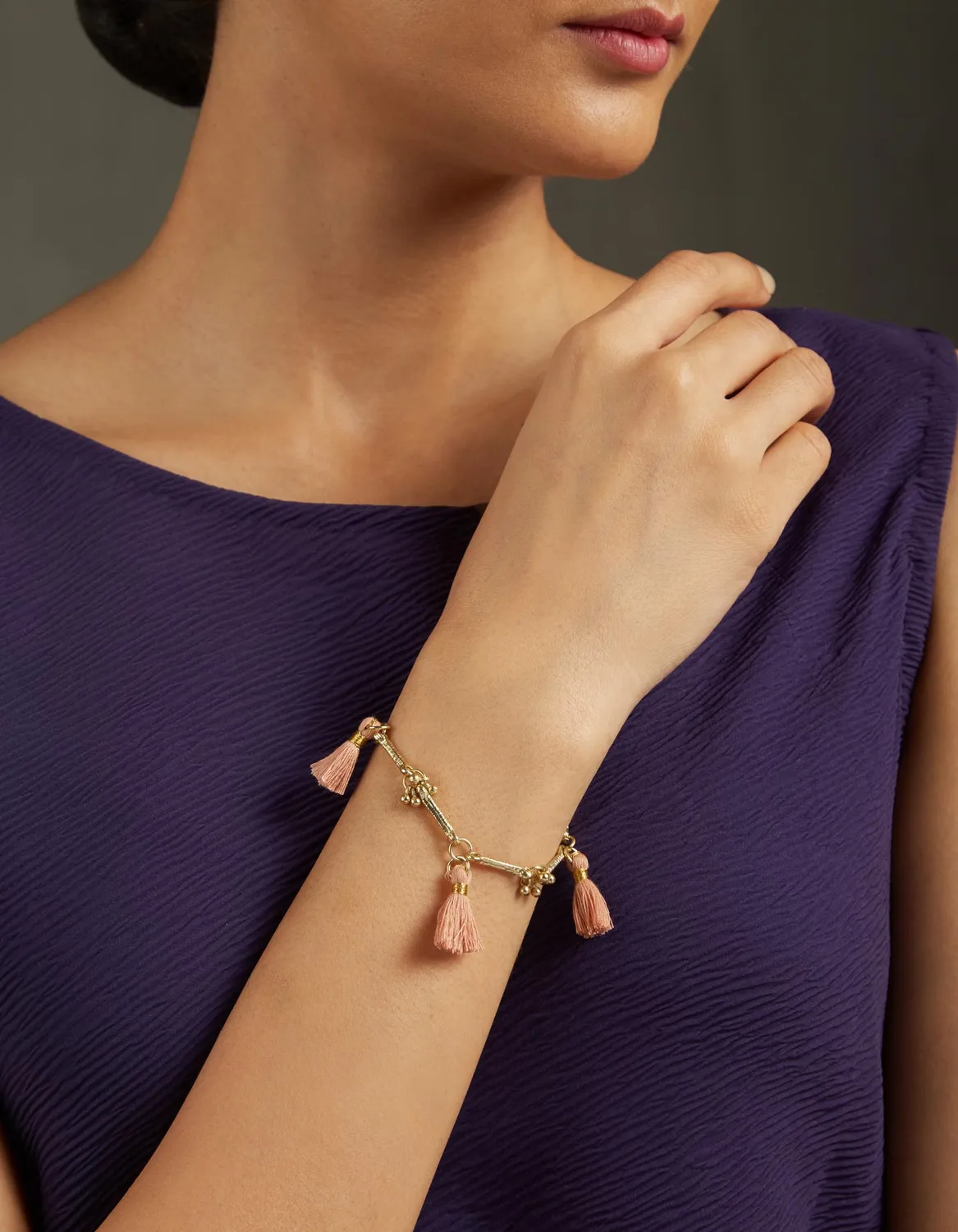 House of Tuhina Noor bracciale nappine Bloom Gold 8 colori