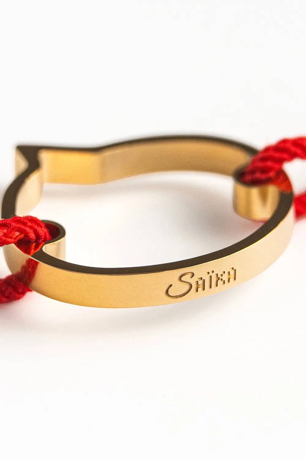 Saika Hibiki Gold bracciale nero in oro 18K