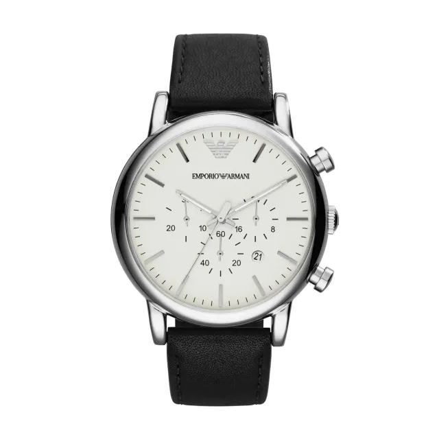 Emporio Armani Orologio Uomo Bianco Sporco Argento