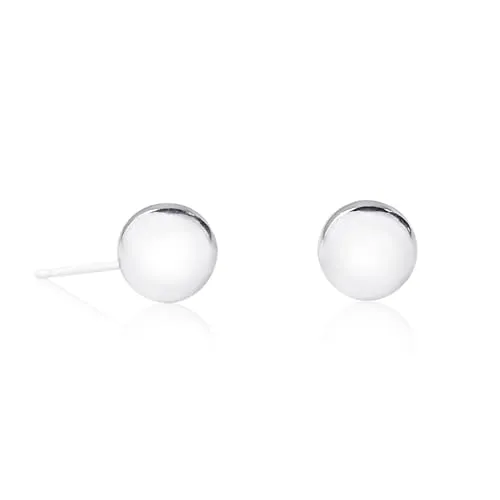 Diamond Treats Orecchini Sfera Argento 925 8mm Lobo