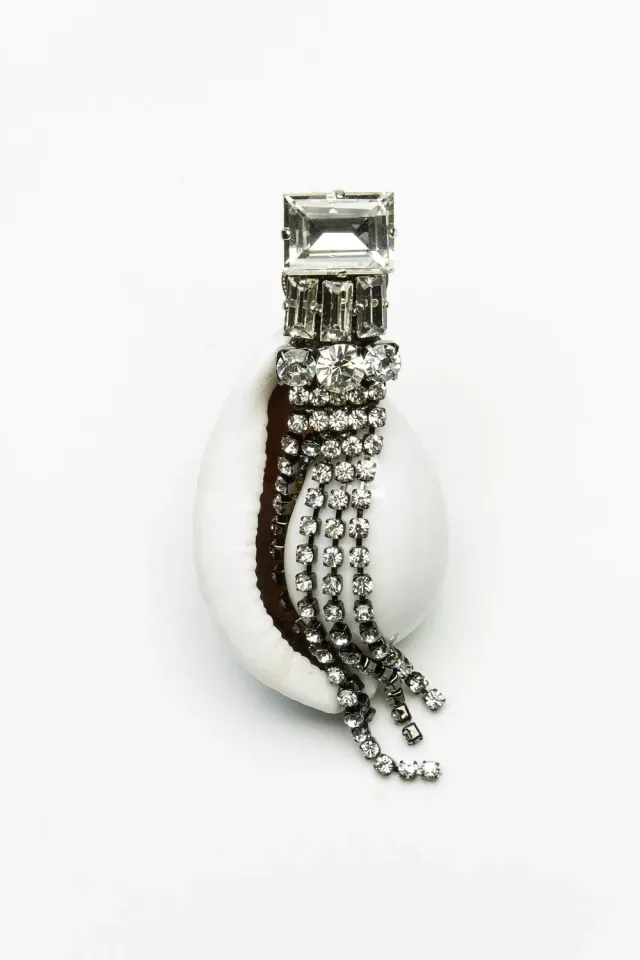 Rada Conchiglia Maxi mono orecchino strass