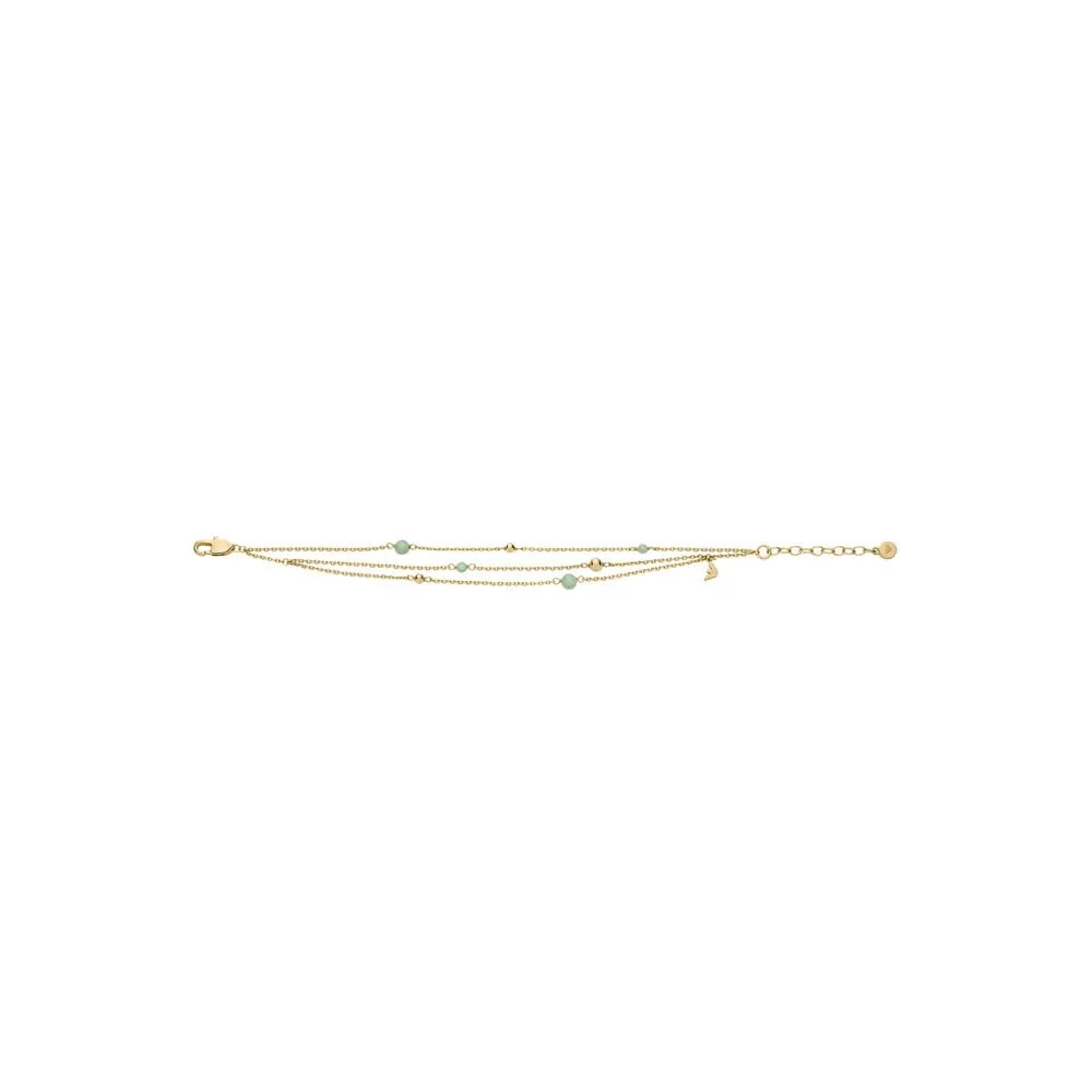 Emporio Armani Bracciale Oro Verde Perla 16+3 cm