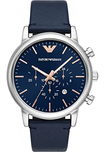 Emporio Armani AR11451 Orologio Uomo Cronografo Blu 46mm