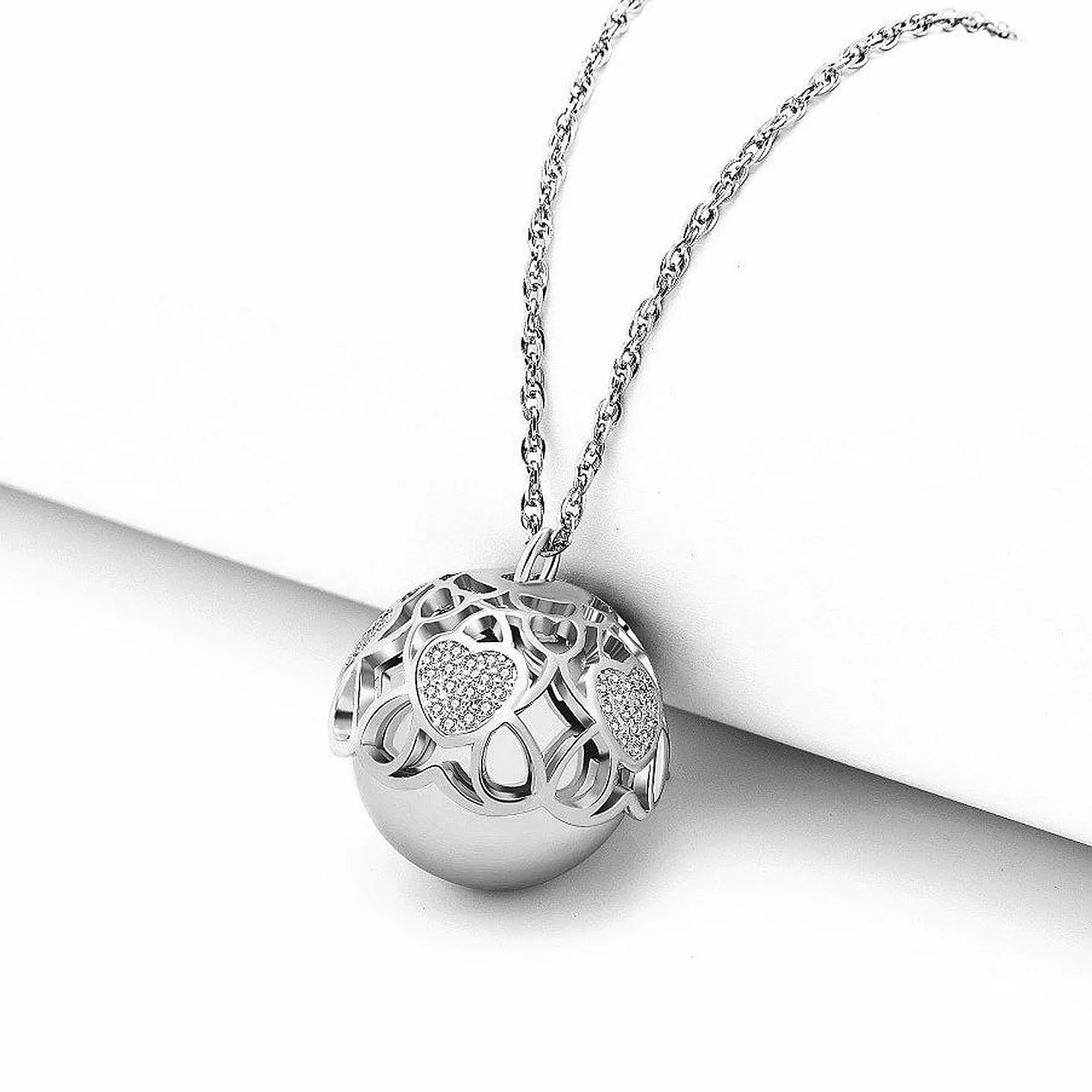 Dada Gioielli Chiama Angeli collana argento cuore gravidanza