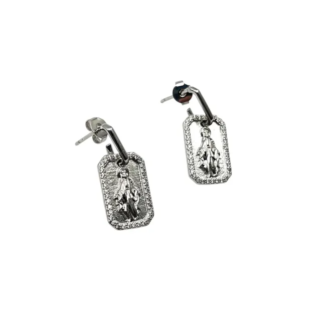 Ornamenta Medaglia Miracolosa orecchini argento