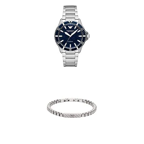 Emporio Armani AR60059 EGS2923040 set orologio bracciale uomo