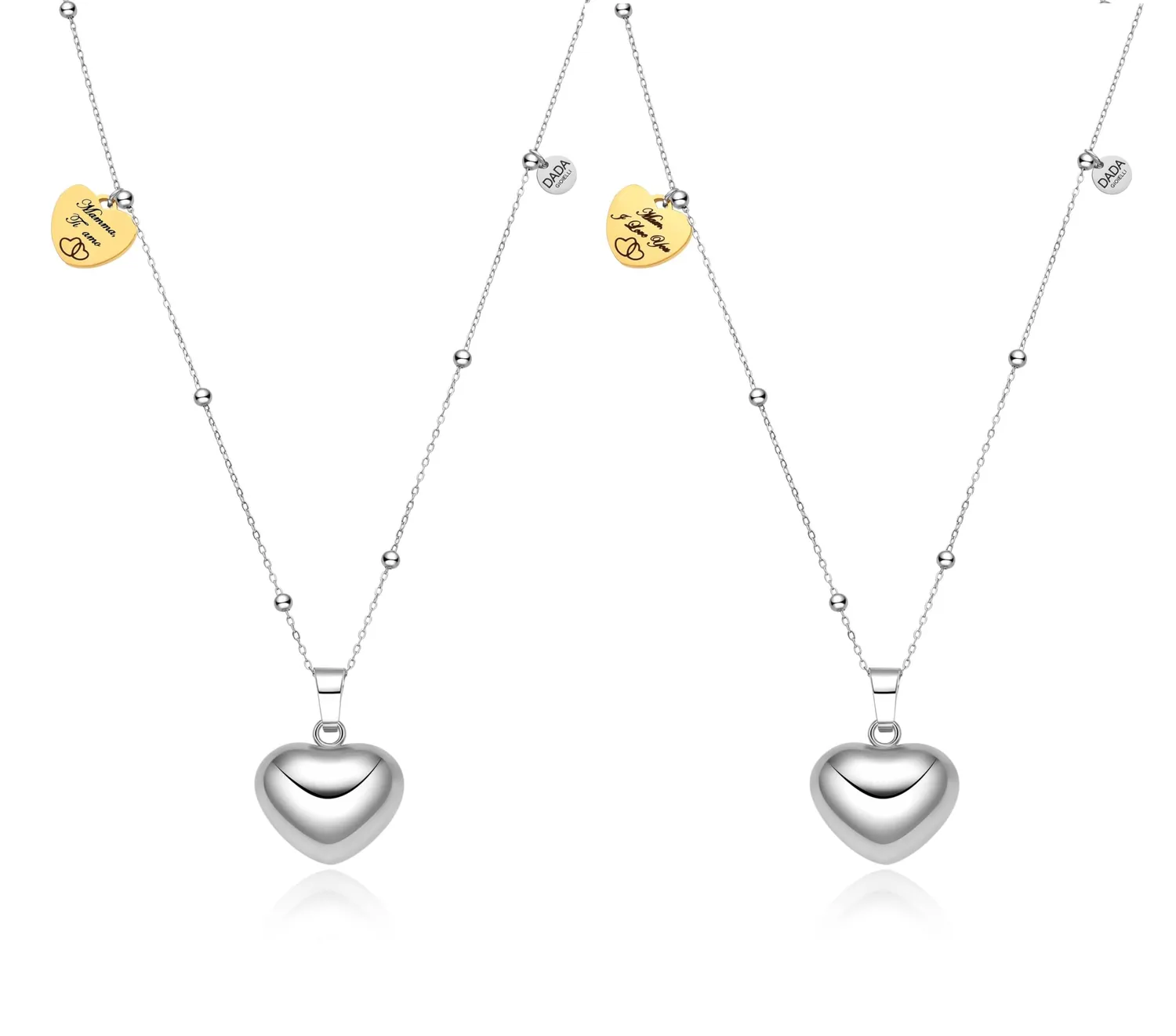 Dada Gioielli Collana Amore Mamma Chiama Angeli Oro