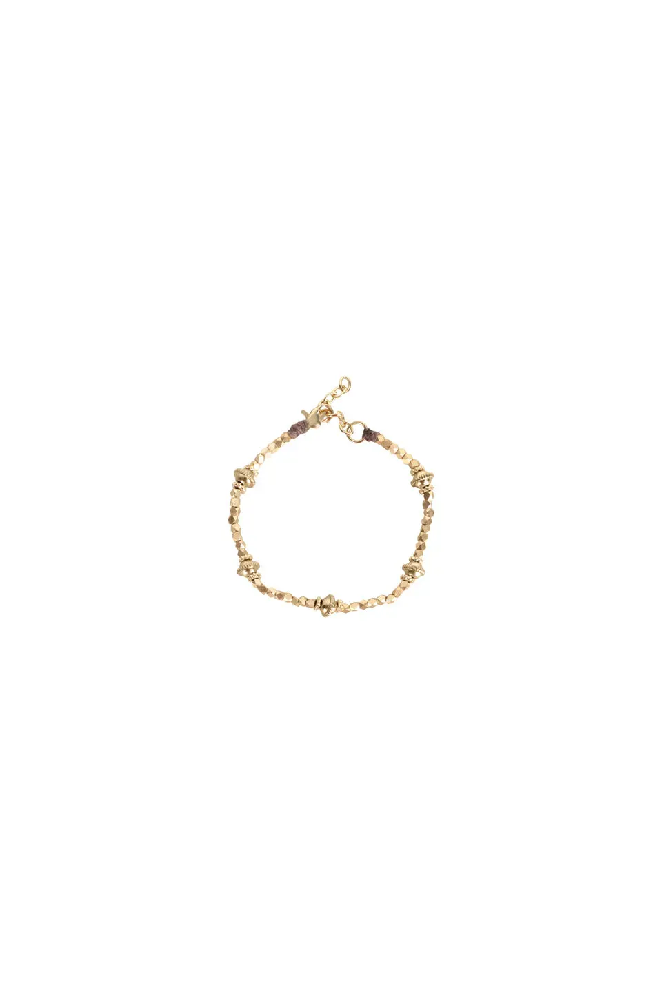House of Tuhina Kankari Bracciale Oro Sole Fatto a Mano