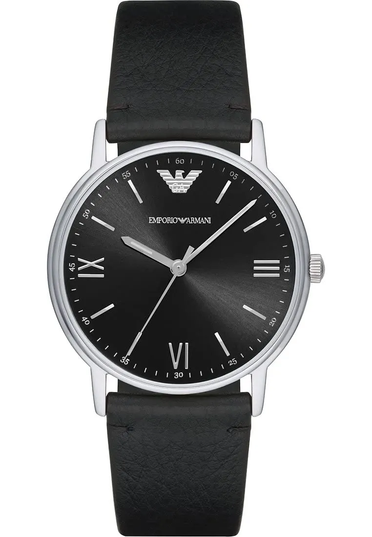 Emporio Armani Orologio Uomo Blu e Argento Classico