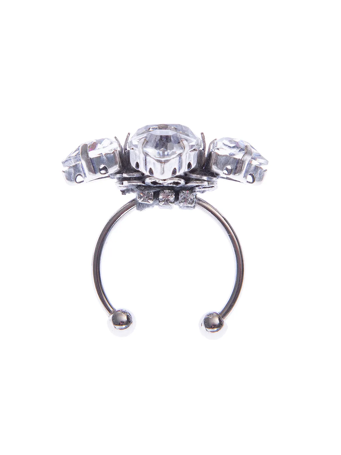 Rada Anello Triangoli Cristallo pietra tonda strass