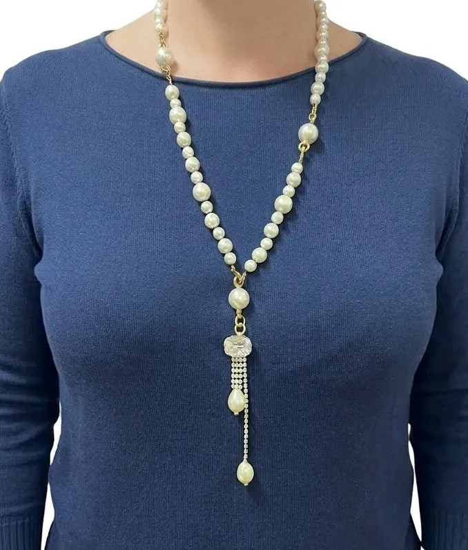 Rada Perle collana centrale gioiello cristallo