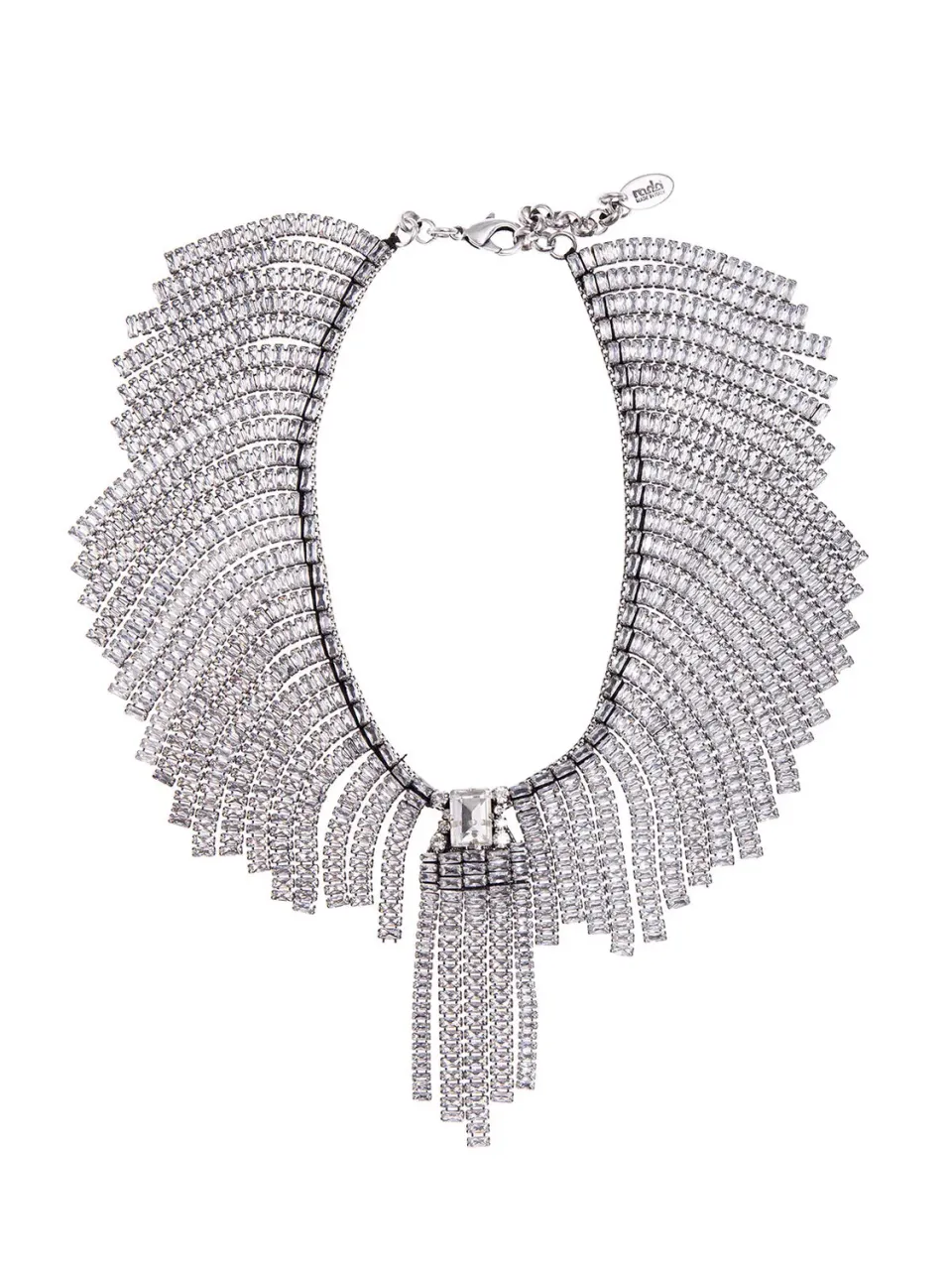 Rada Frange Baguette Collana Cristallo choker