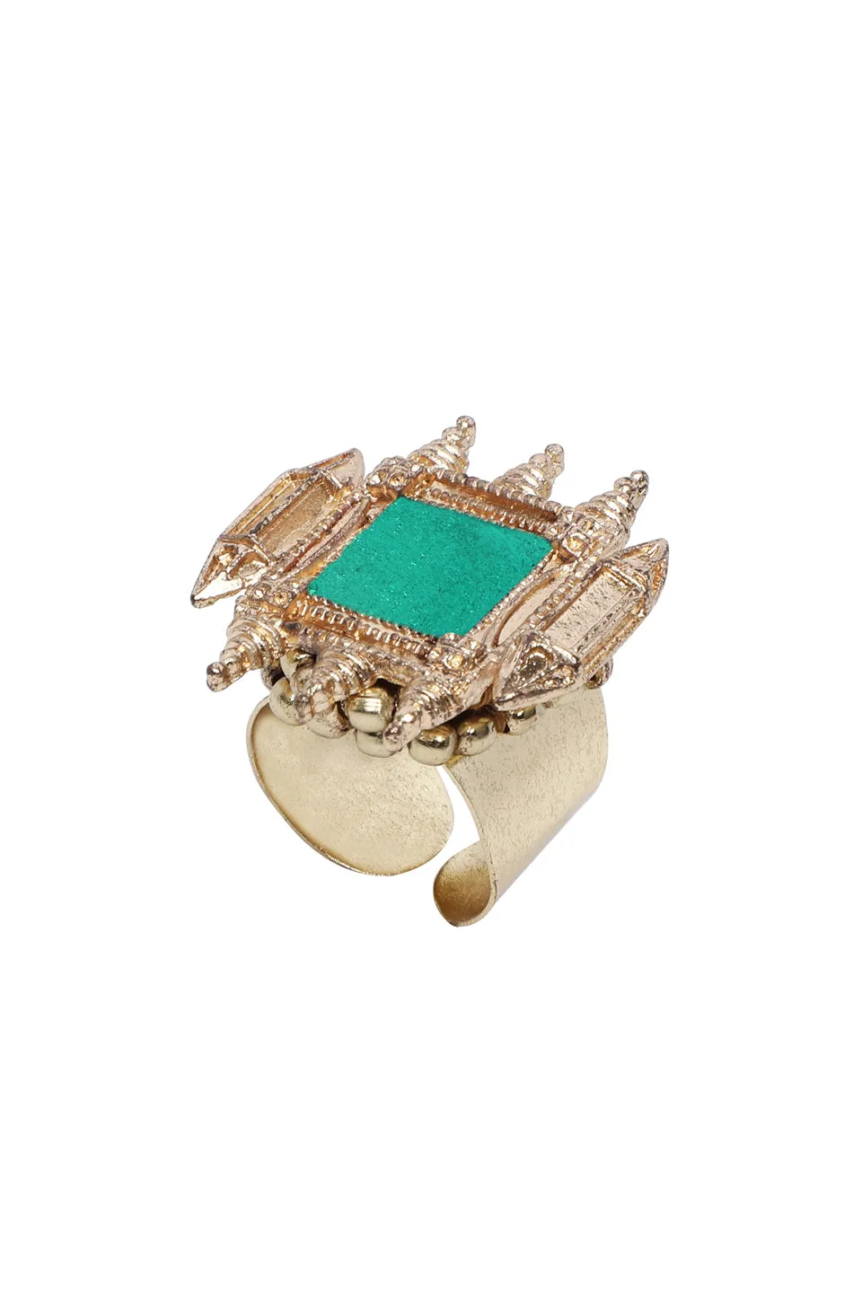 House of Tuhina Enamel Fort anello smalto nero