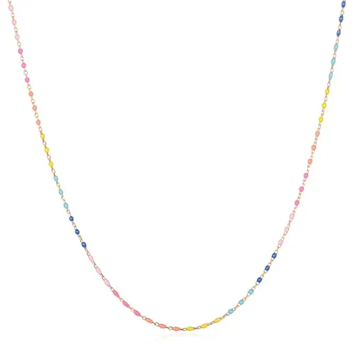 Diamond Treats Collana Sfere Smalto Multicolore Argento 925