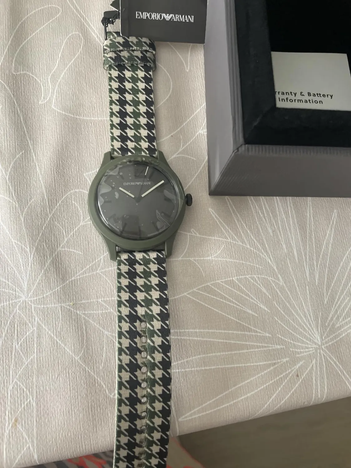 Emporio Armani AR11694 orologio uomo 45 mm plastica mare verde
