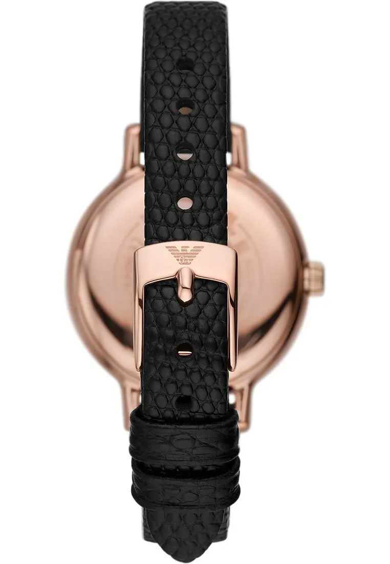 Emporio Armani AR11485 Orologio Donna 32mm Nero Glitter