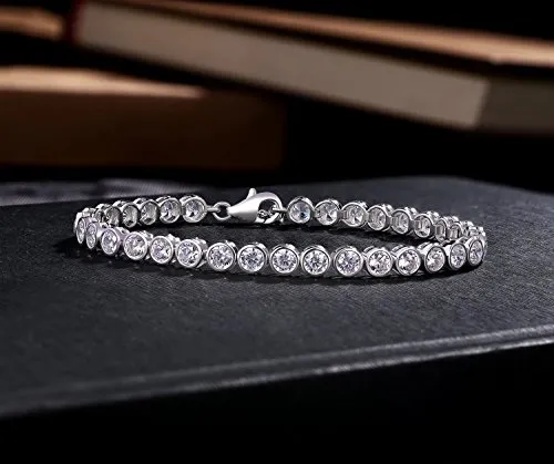 Diamond Treats Bracciale Tennis Donna Argento 925 Zirconi 19 cm