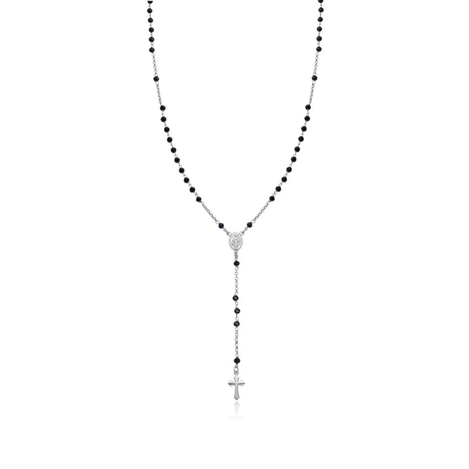 Dada Gioielli collana rosario argento 925 croce barocca