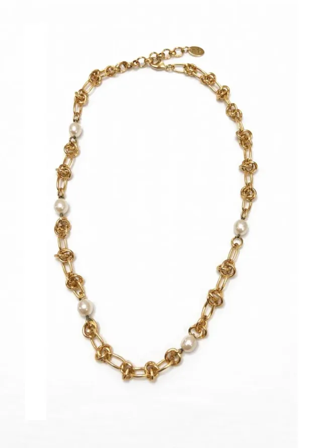 Rada Perle di Fiume collana catena dorata