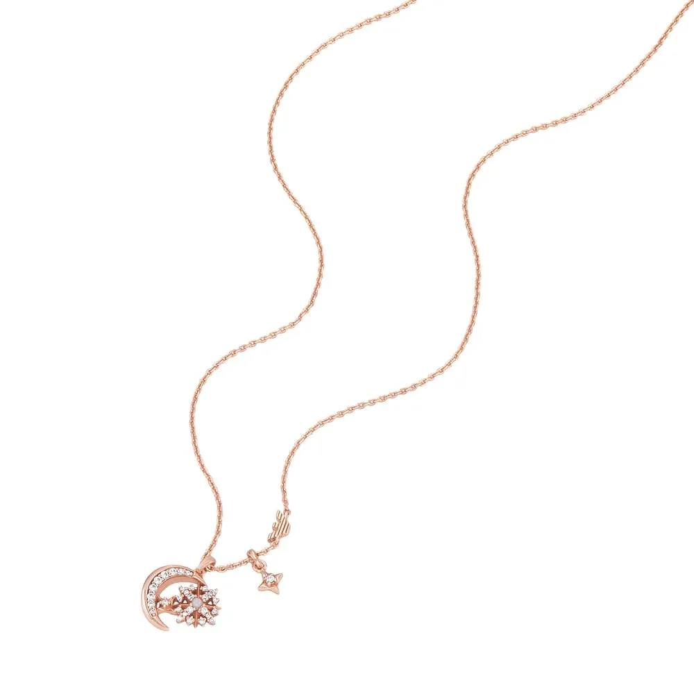 Emporio Armani EG3633221 collana donna argento oro rosa